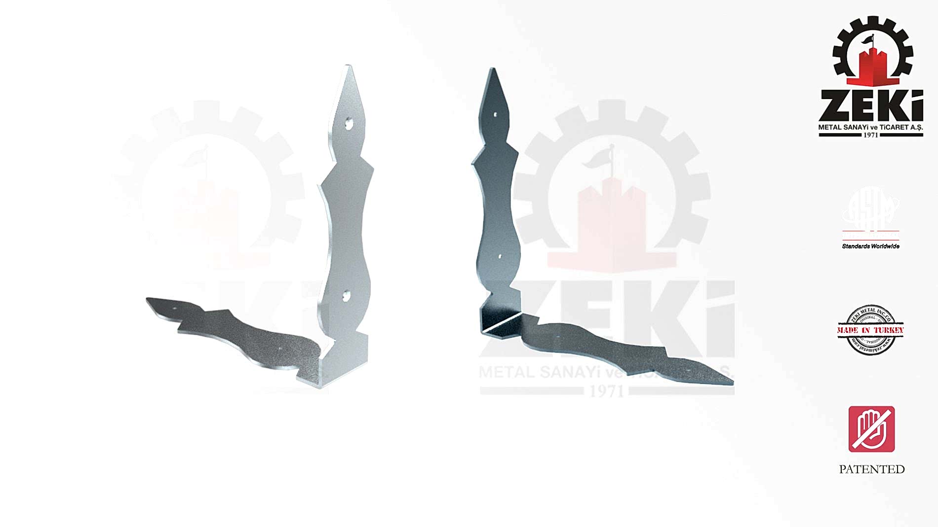 Desenli Köşe Sacı