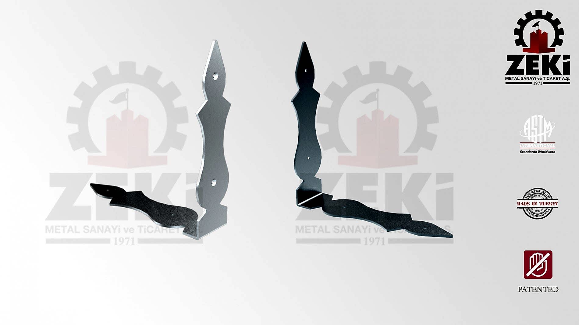 Desenli Köşe Sacı